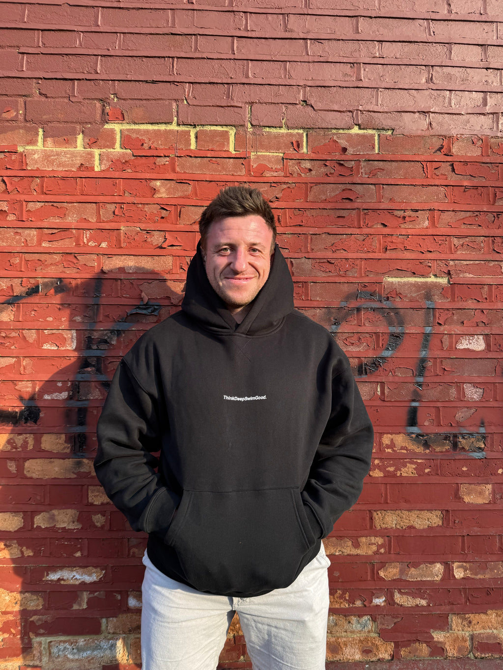 TDSG Black Print Hoodie