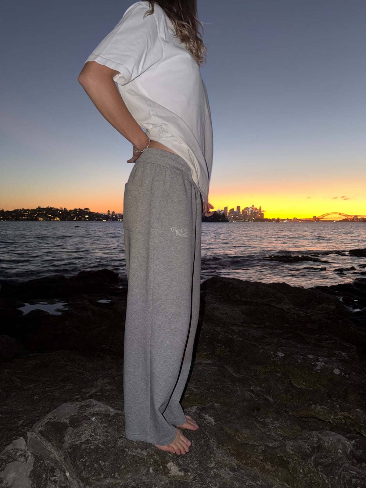 TDSG wide leg sweat pants